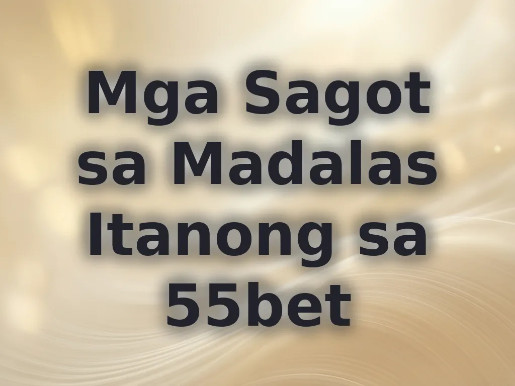 Account FAQ sa 55bet