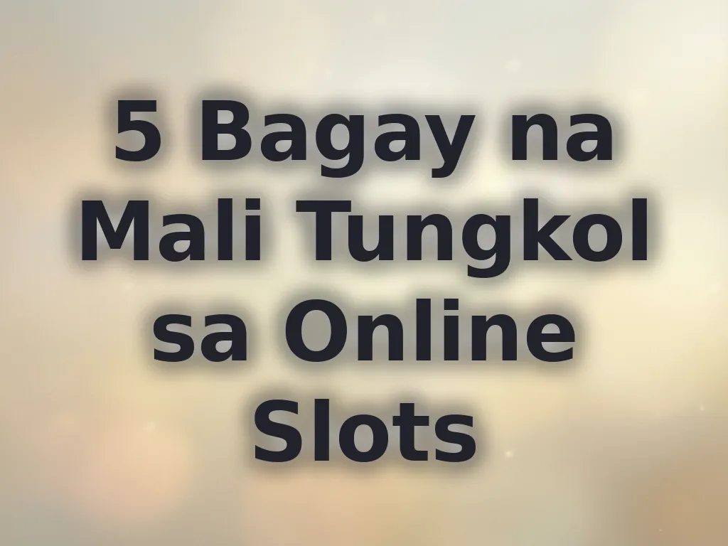 Mga mito sa slot machine